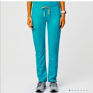 FIGS Teal Lola Scrub pants in XXS Tall